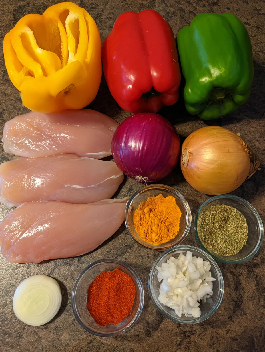 Air Fryer Chicken Fajitas