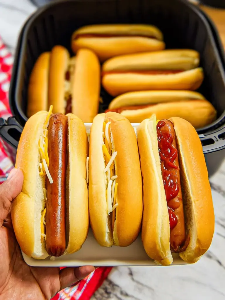Air Fryer Hot Dogs
