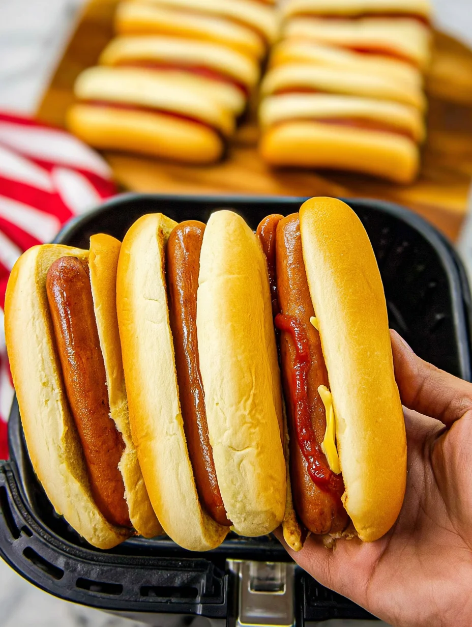Air Fryer Hot Dogs