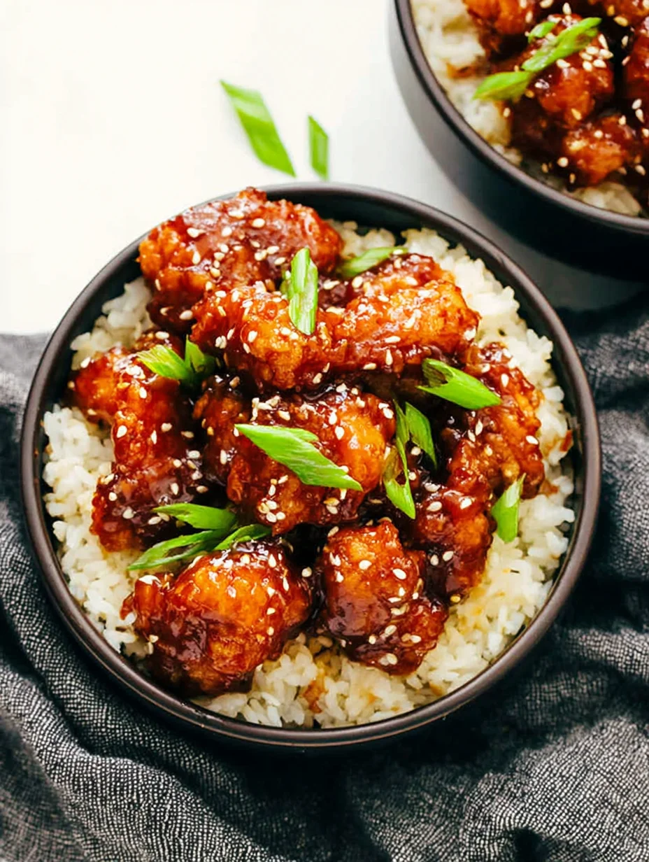 Baked Honey Sesame Chicken