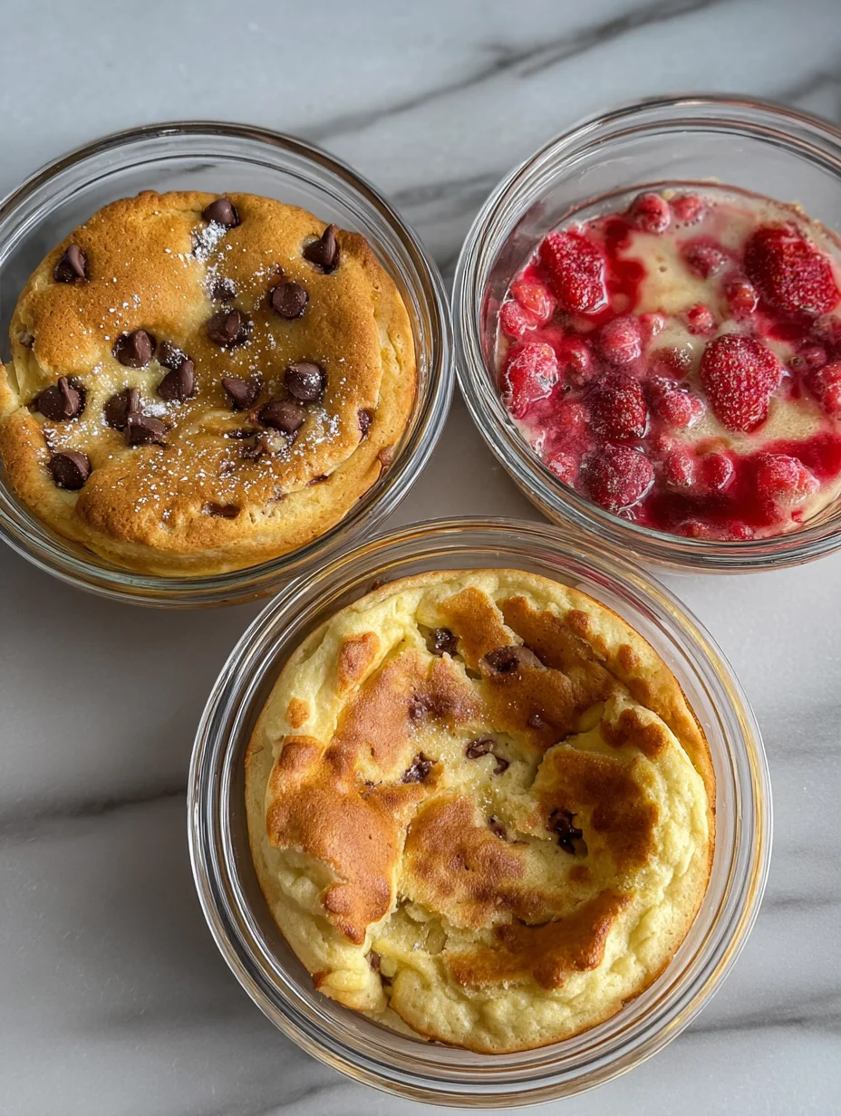 Baked Protein Pancake Bowls