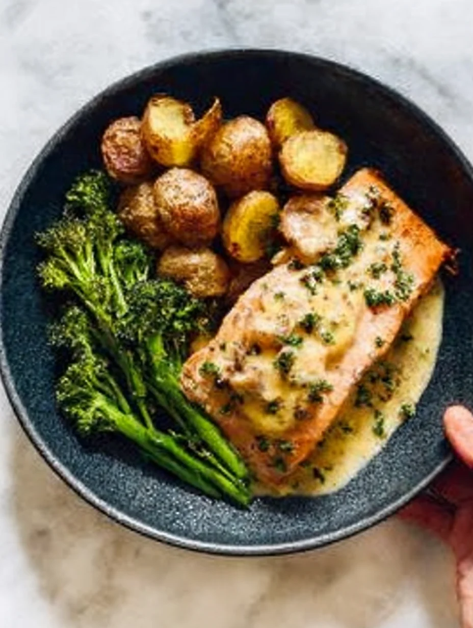 Baked Salmon with Amazing Lemon Sauce