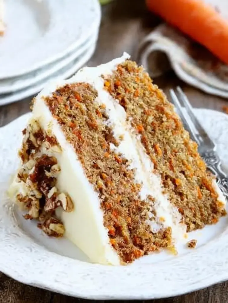 The BEST Carrot Cake with Cream Cheese Frosting