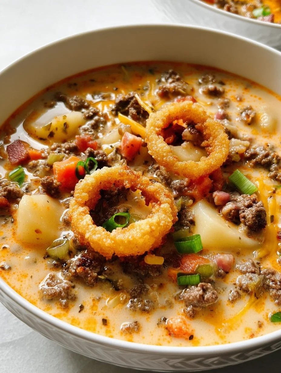 Cheeseburger Soup