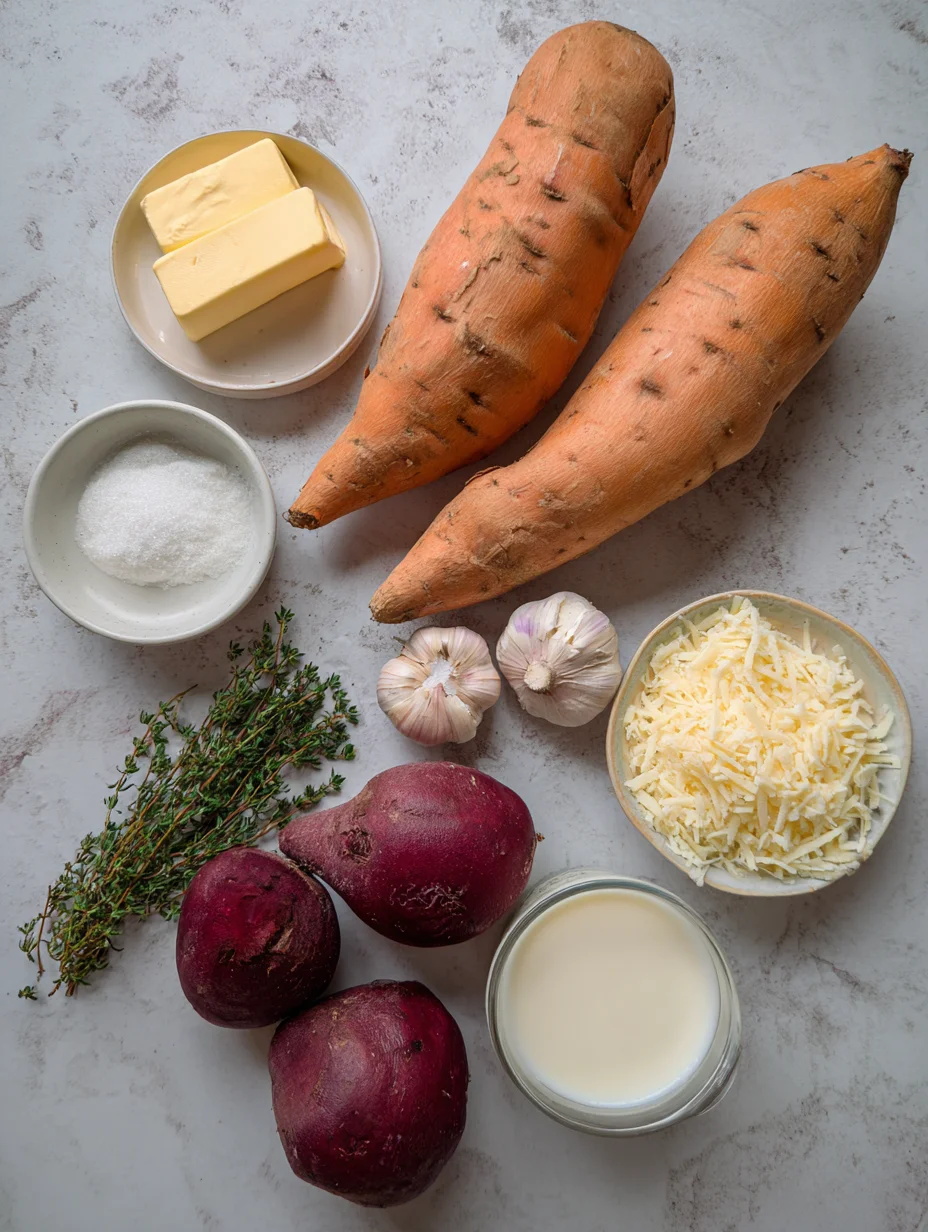 Cheesy Root Vegetable Gratin