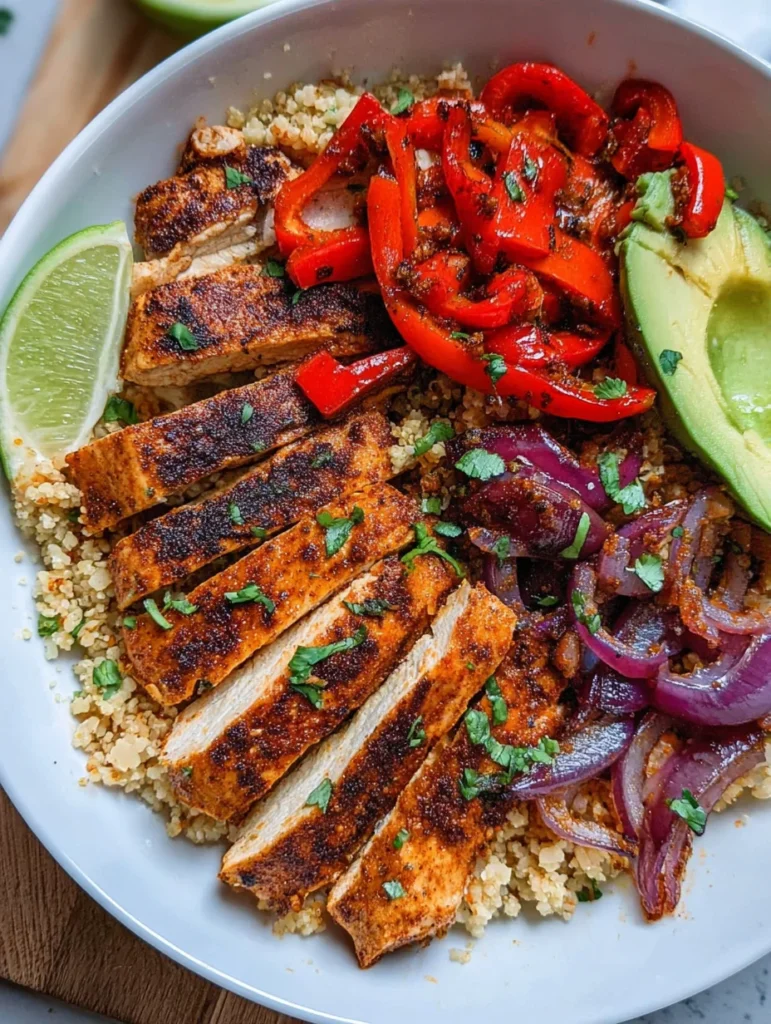 Chicken and Cauliflower Rice Bowls