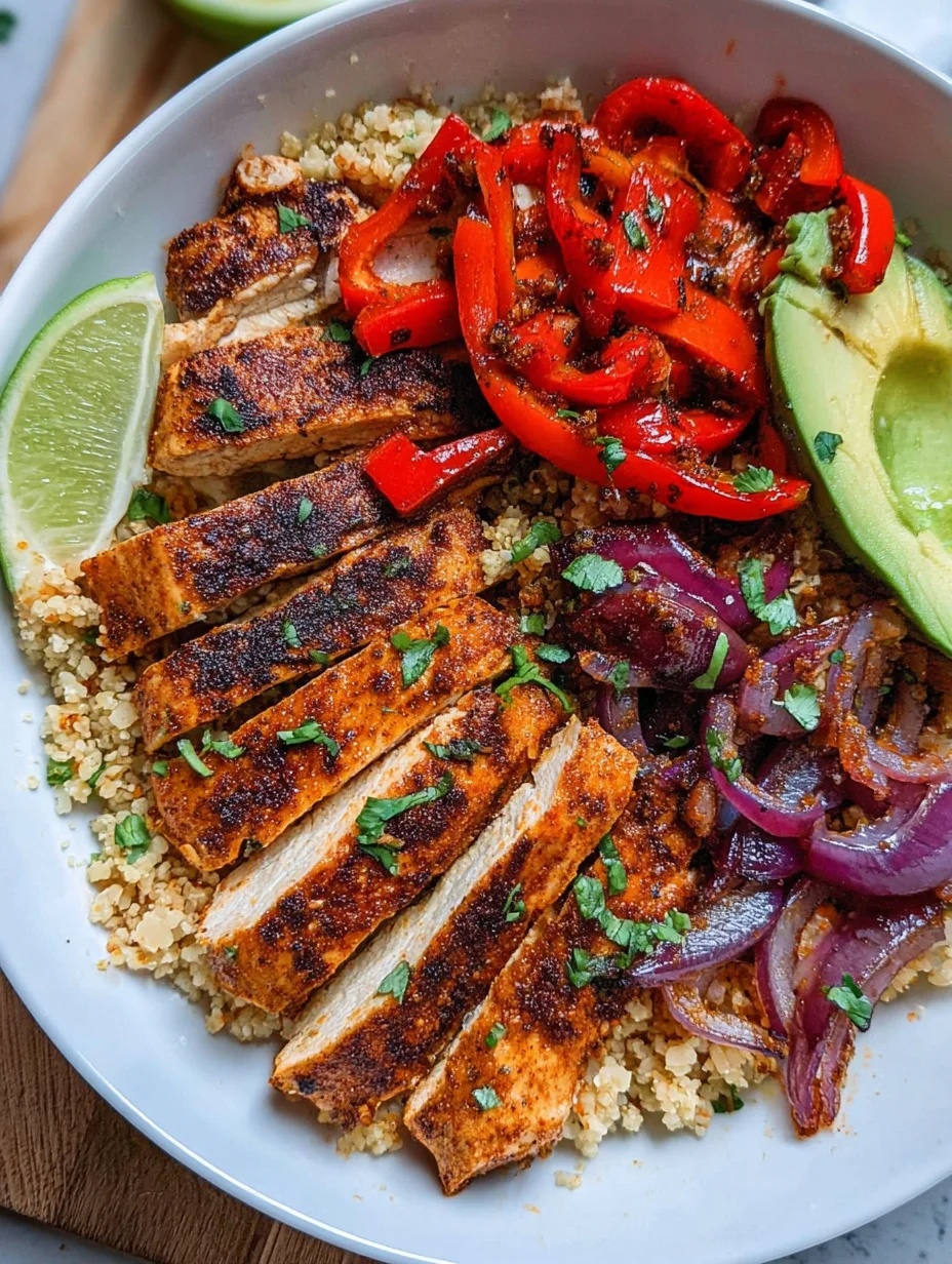 Chicken and Cauliflower Rice Bowls