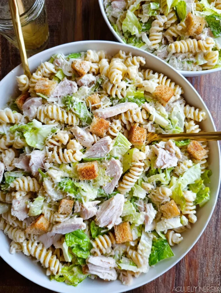 Chicken Caesar Pasta Salad