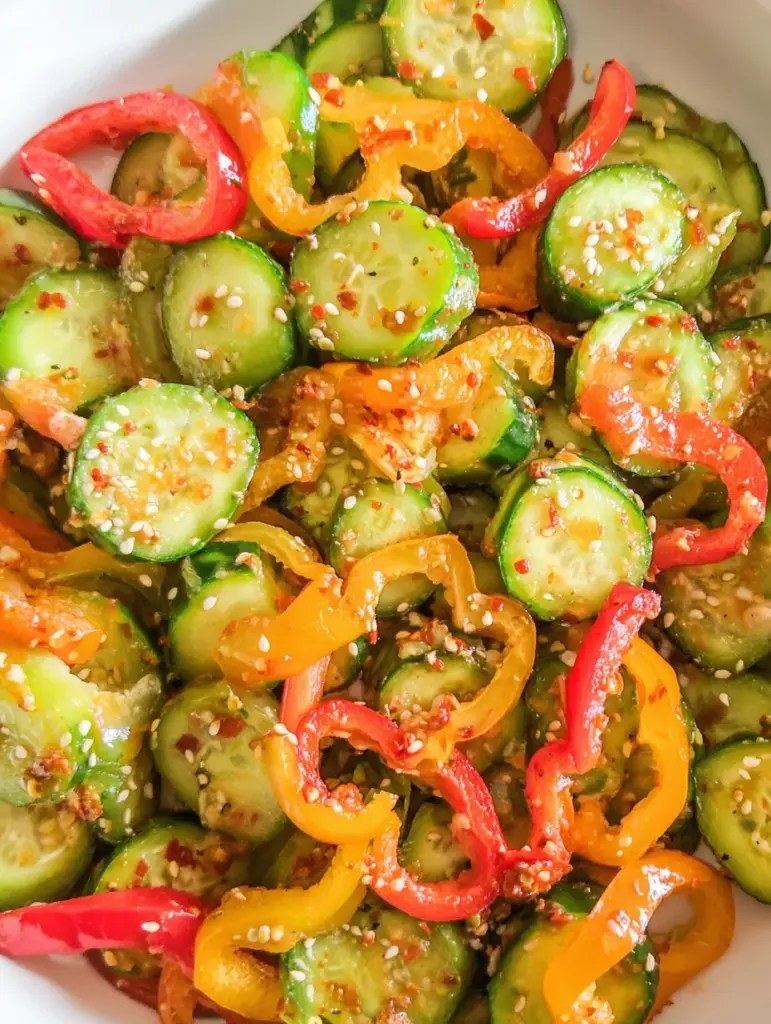 Cucumber & Pepper Salad