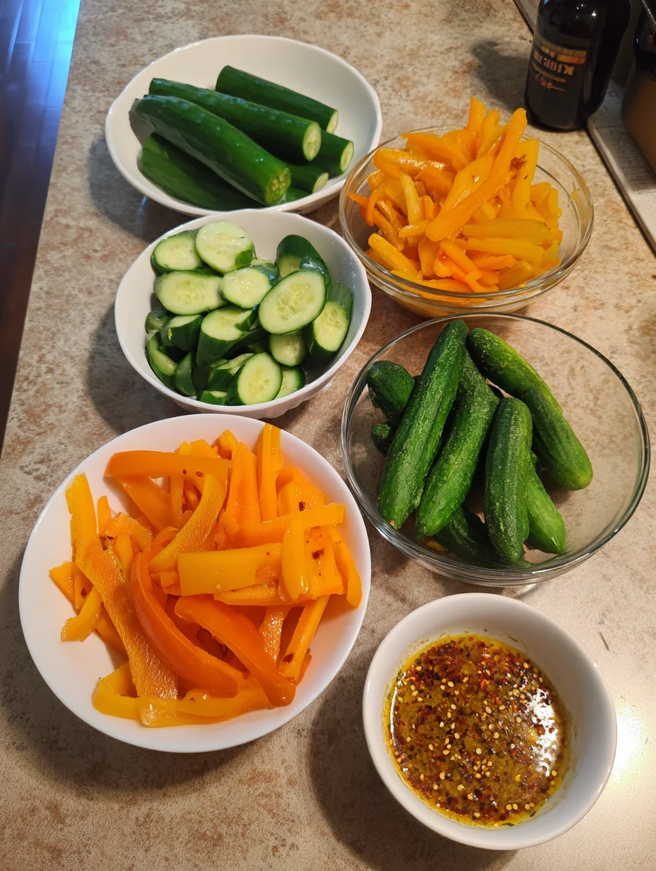 Cucumber & Pepper Salad