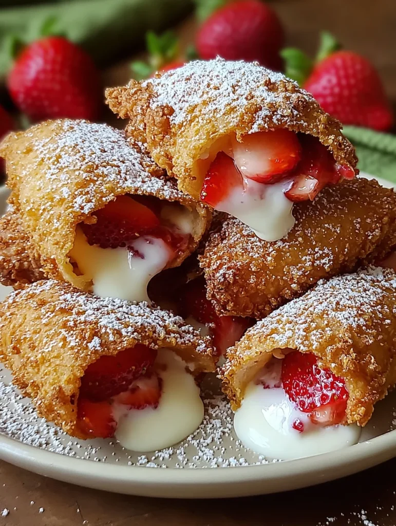 Deep-Fried Strawberry Cheesecake Pies