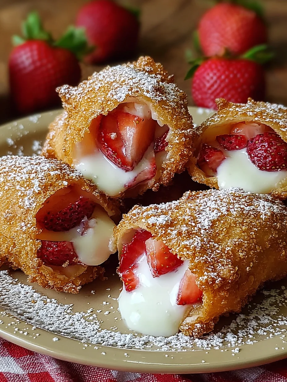 Deep-Fried Strawberry Cheesecake Pies