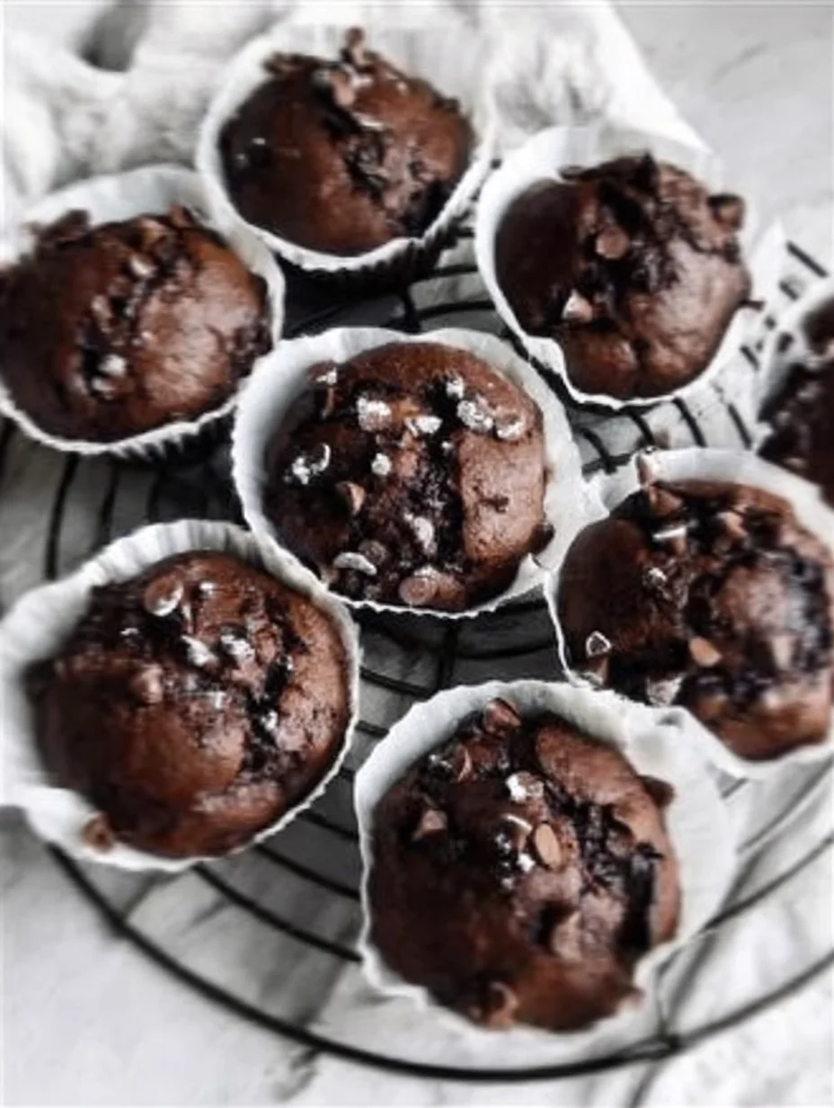 Double Chocolate Espresso Muffins