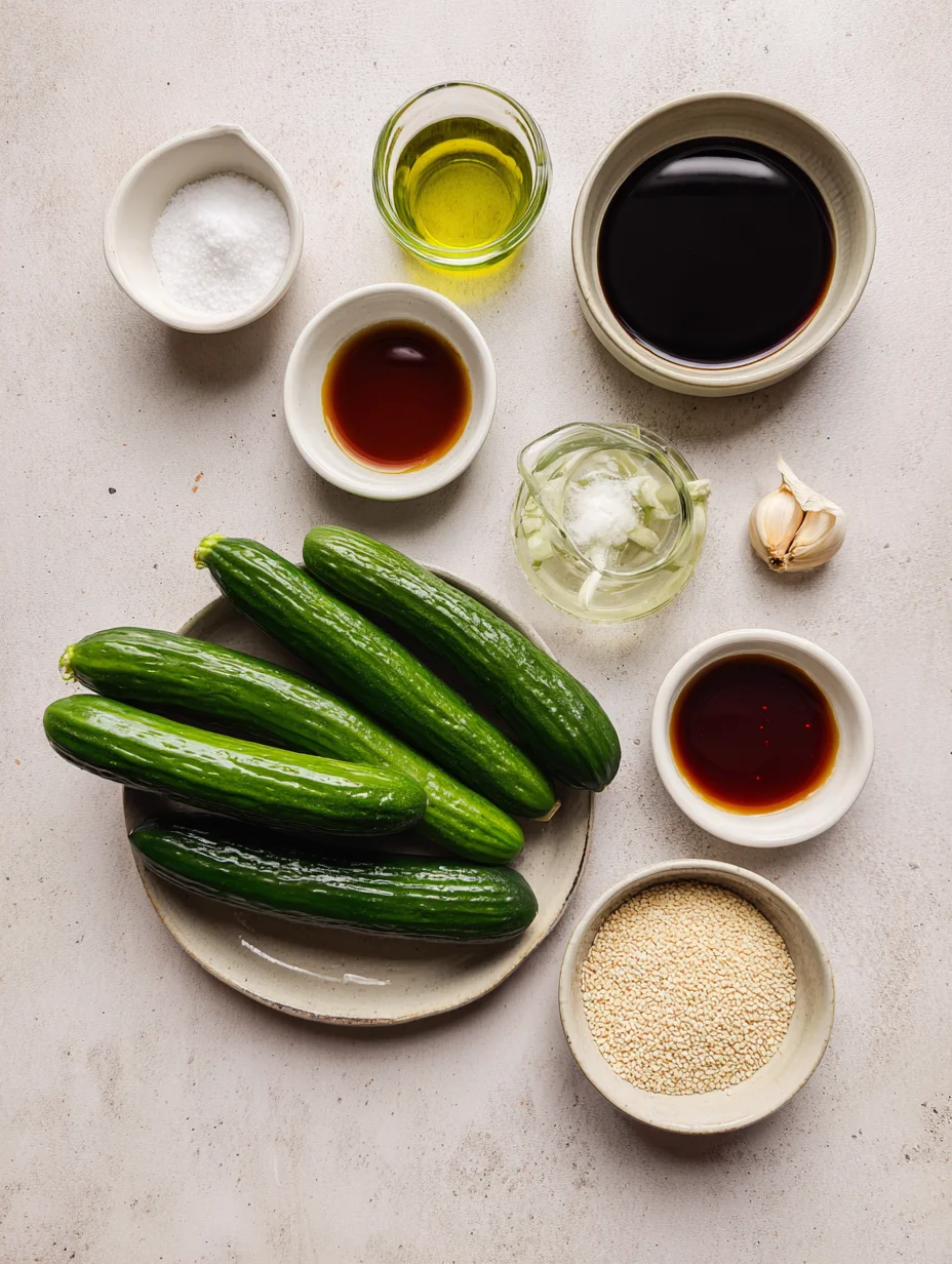Easy Asian Cucumber Salad