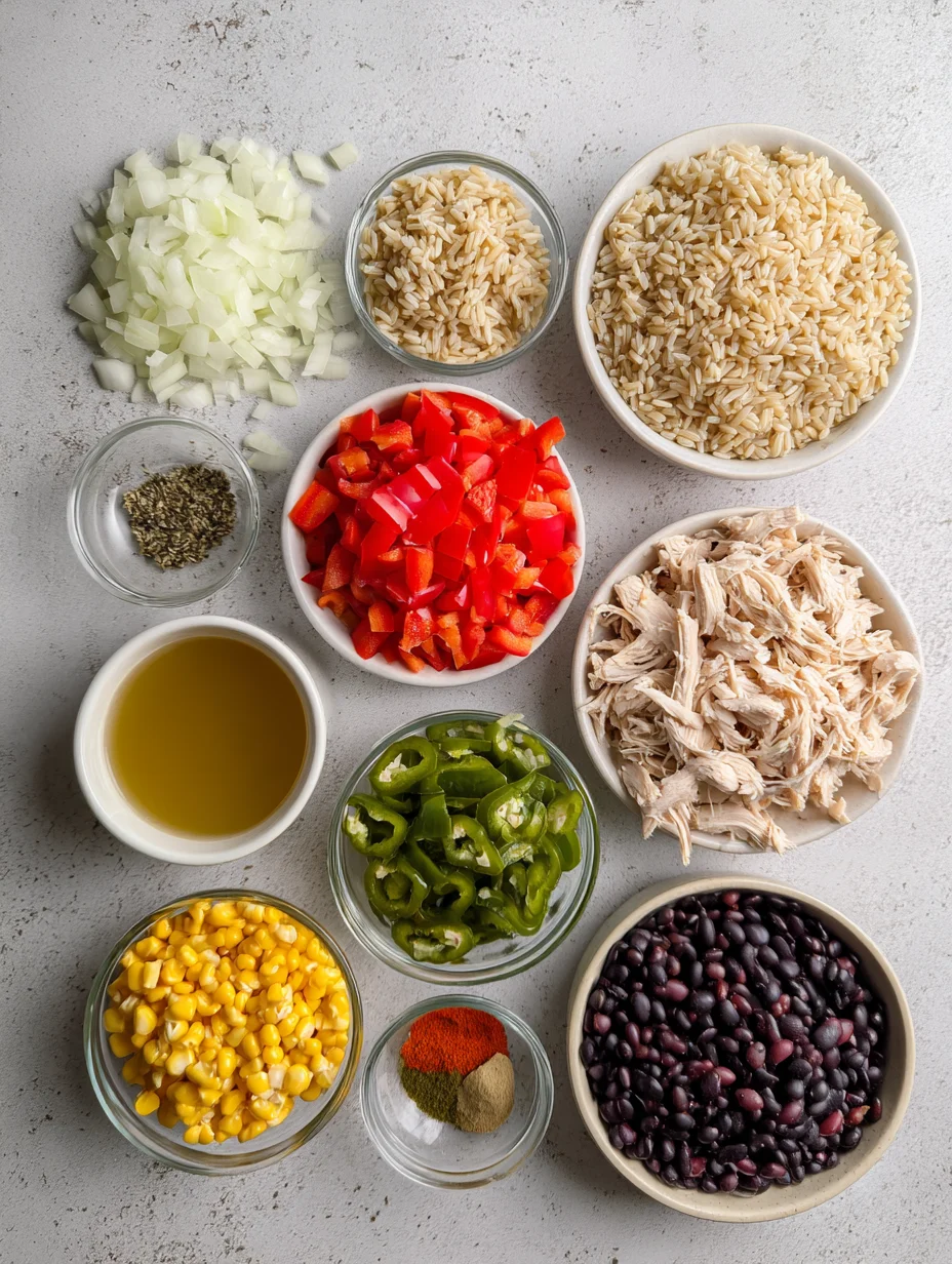 Easy Chicken Burrito Casserole