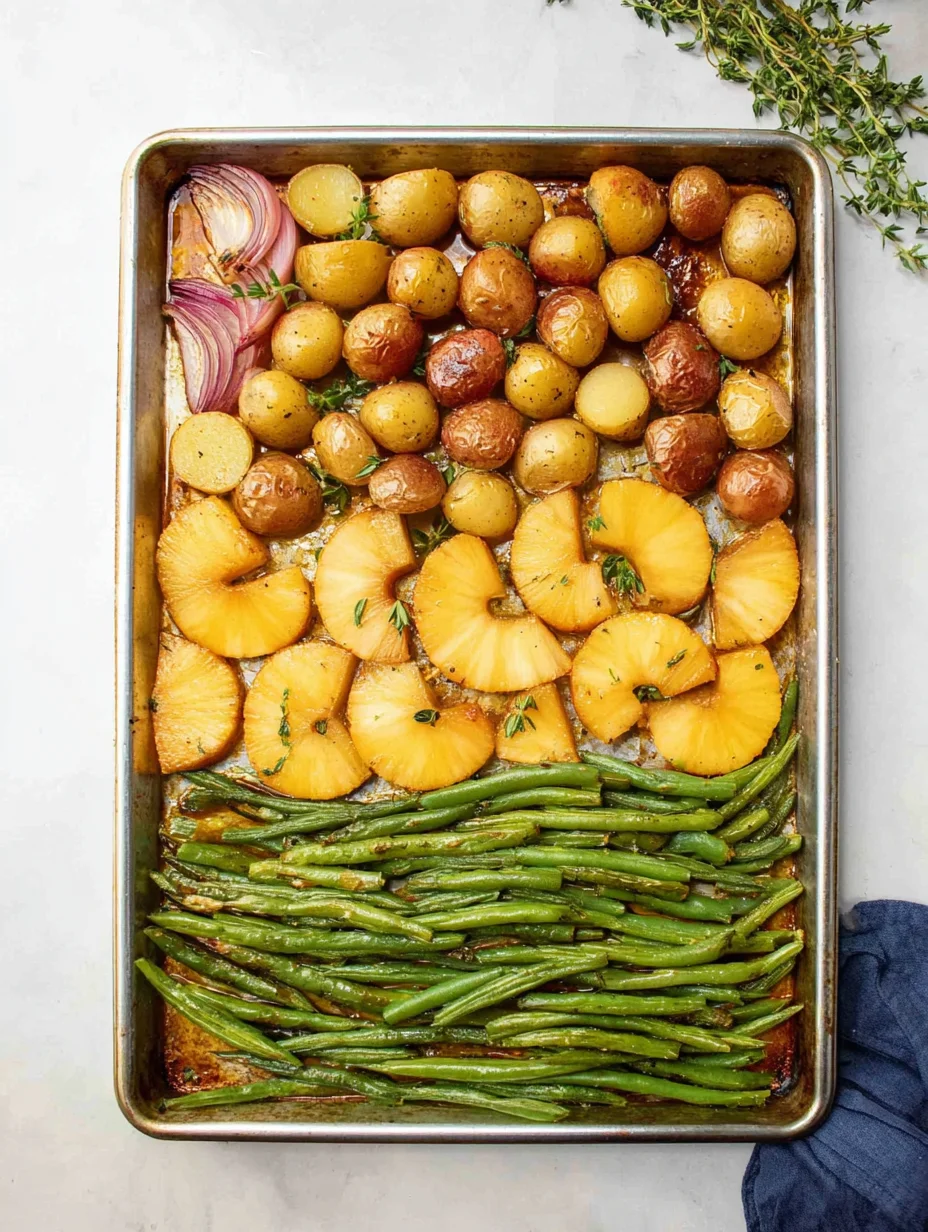 Easy Easter Dinner on a Sheet Pan