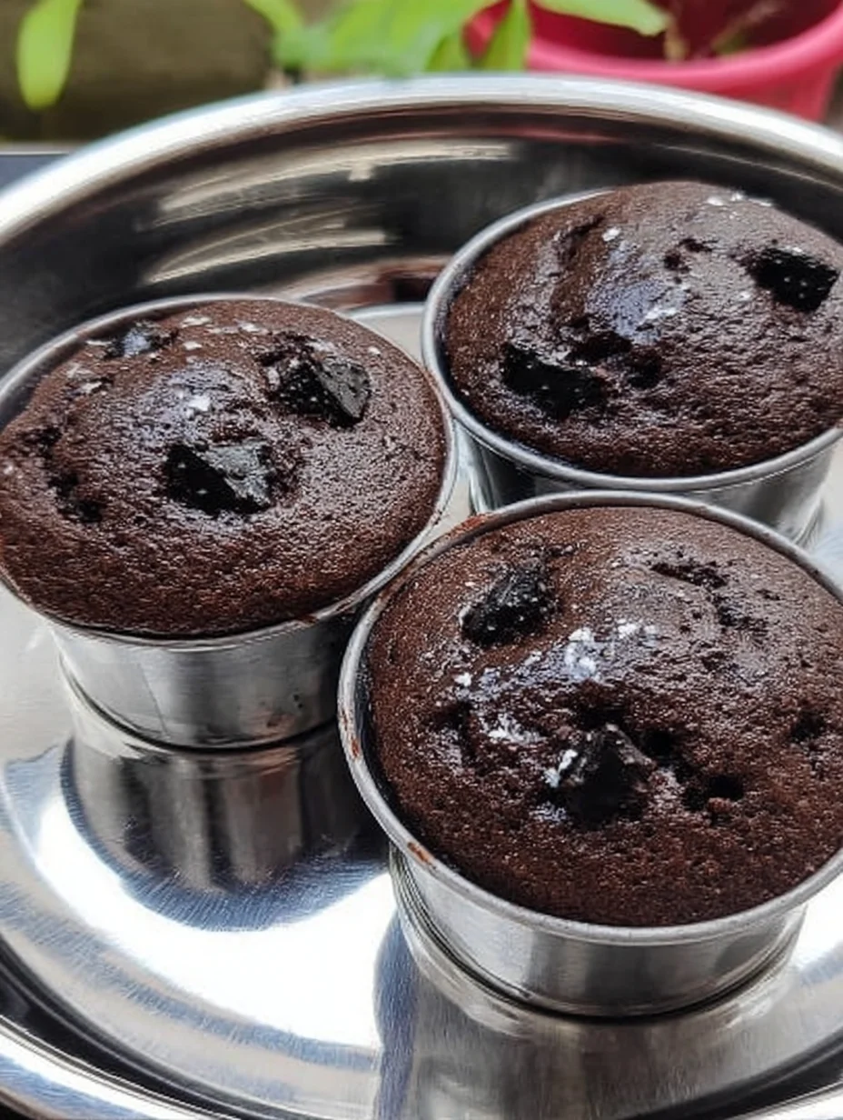 Eggless Chocolate Cup Cake in Katori