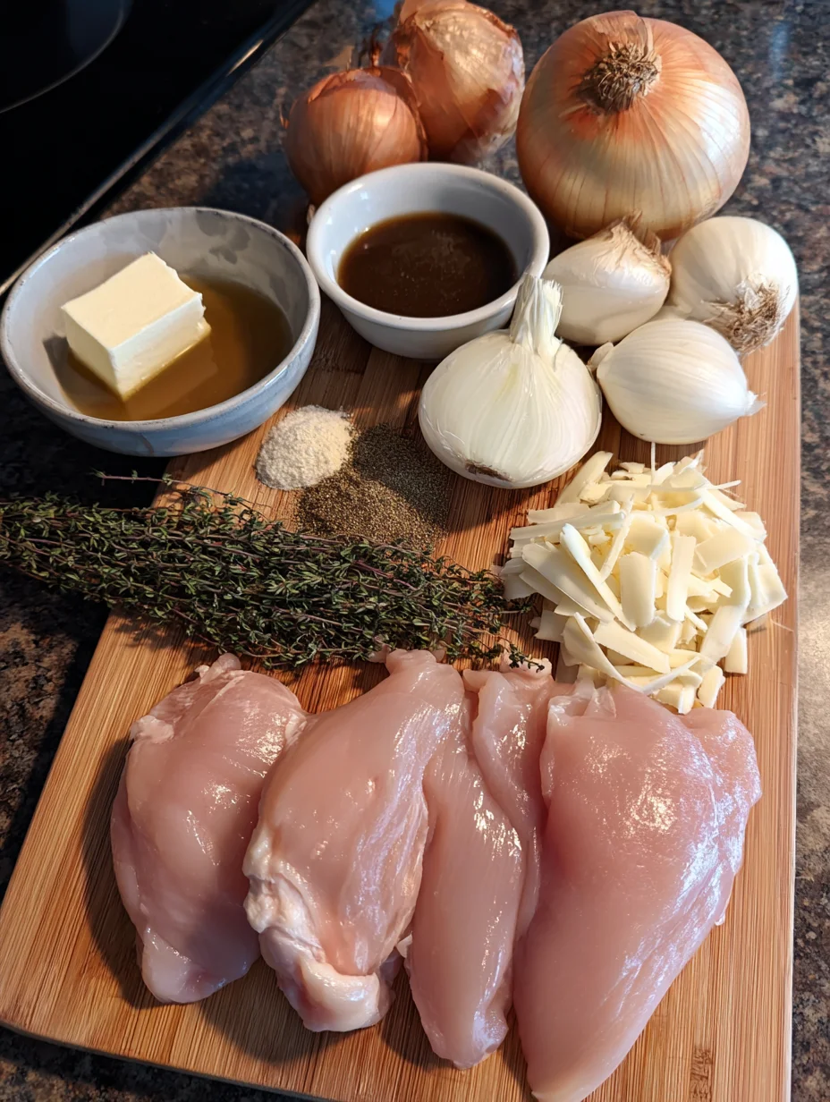 French Onion Chicken Bake