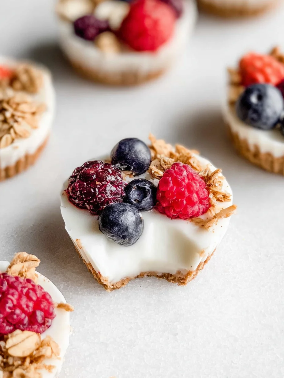 Frozen Yogurt Granola Cups