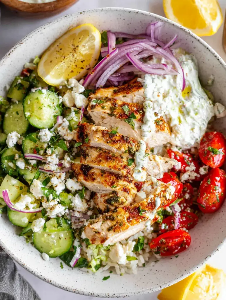 Greek Chicken Bowls