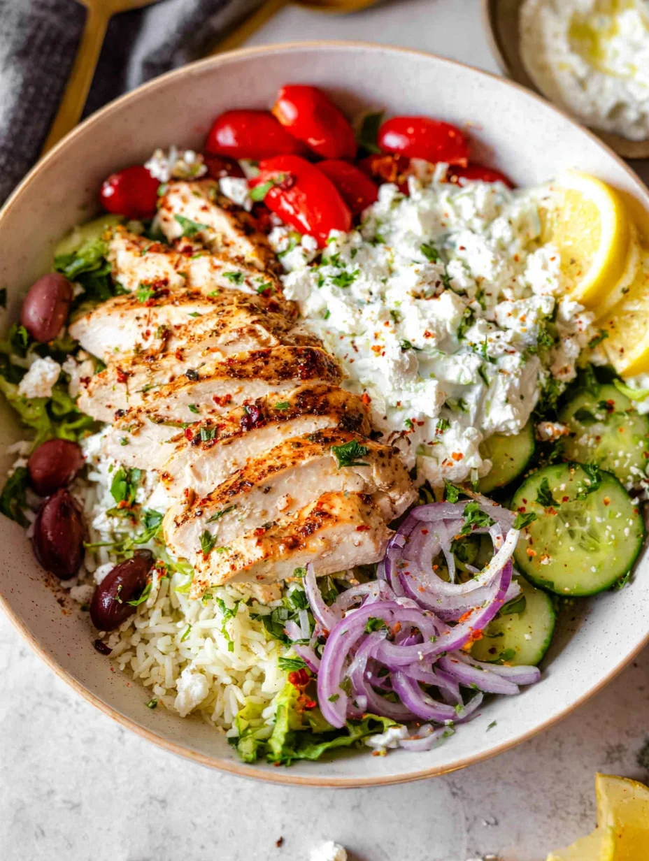 Greek Chicken Bowls
