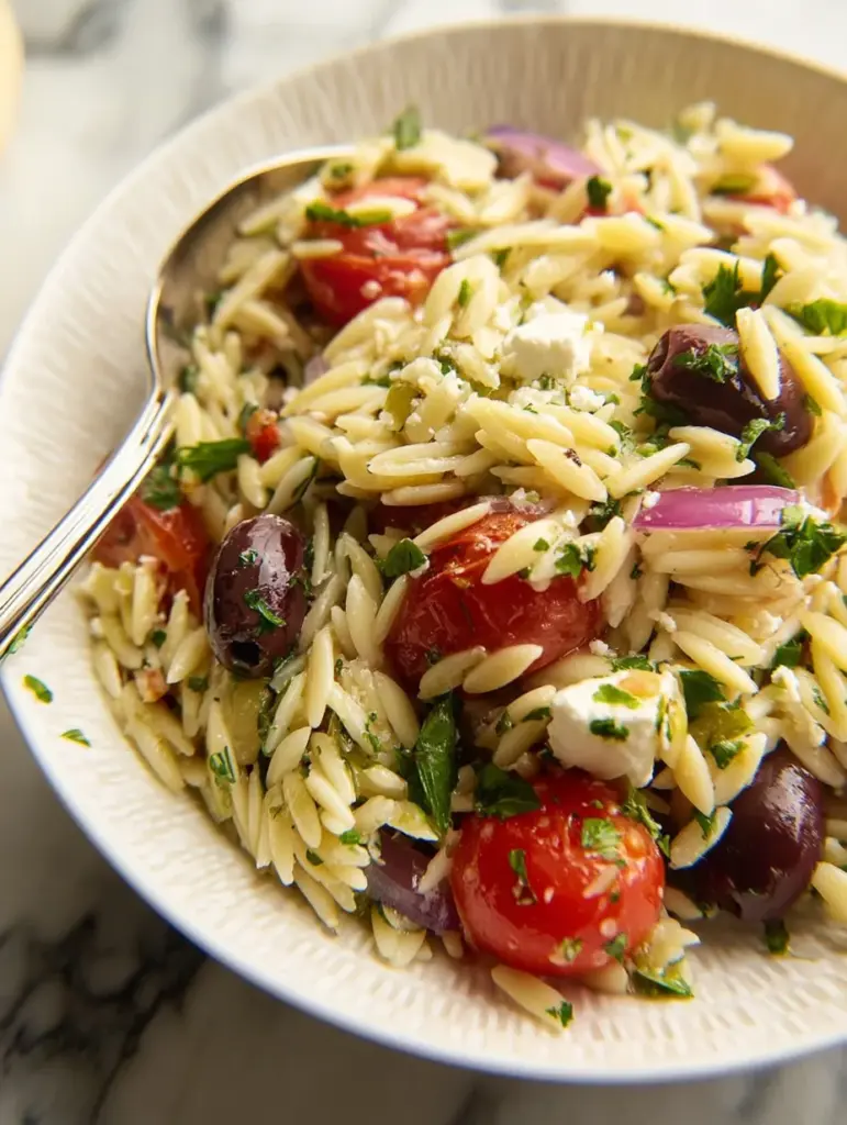Greek Orzo Pasta Salad