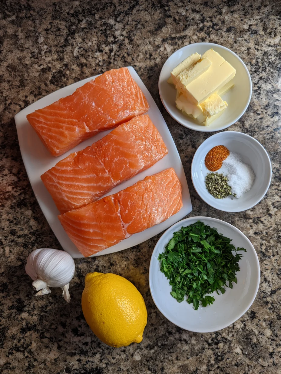 Honey Garlic Butter Baked Salmon