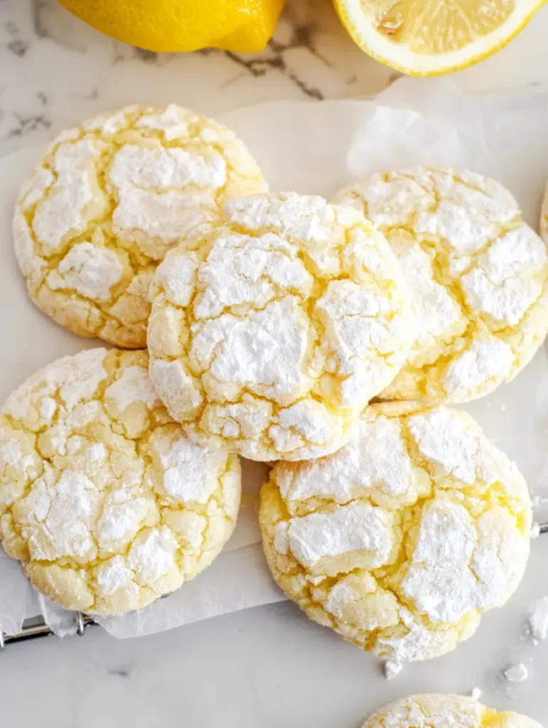 Lemon Crinkle Cookies