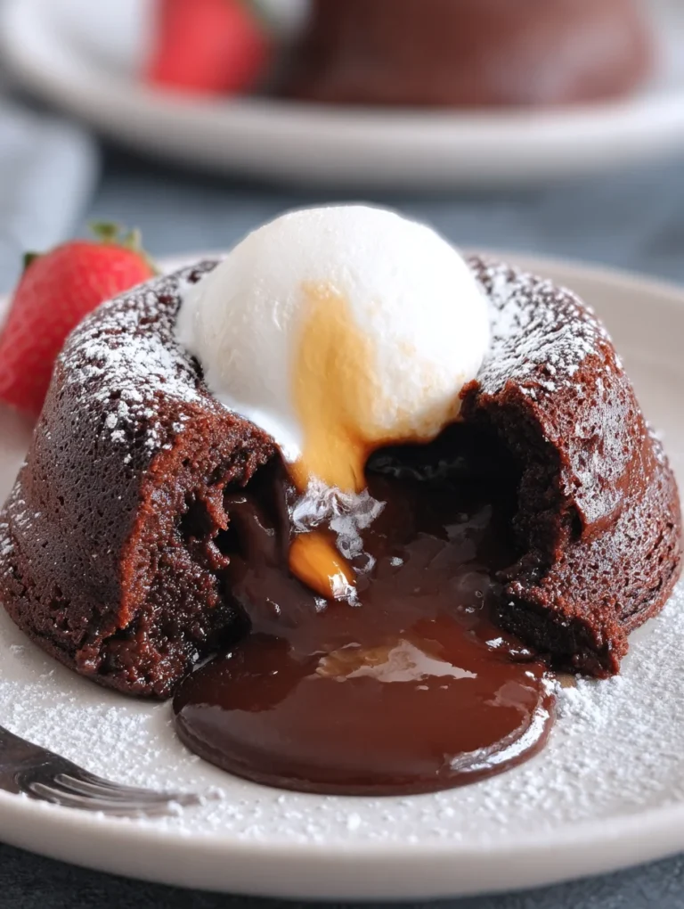Molten Chocolate Cake