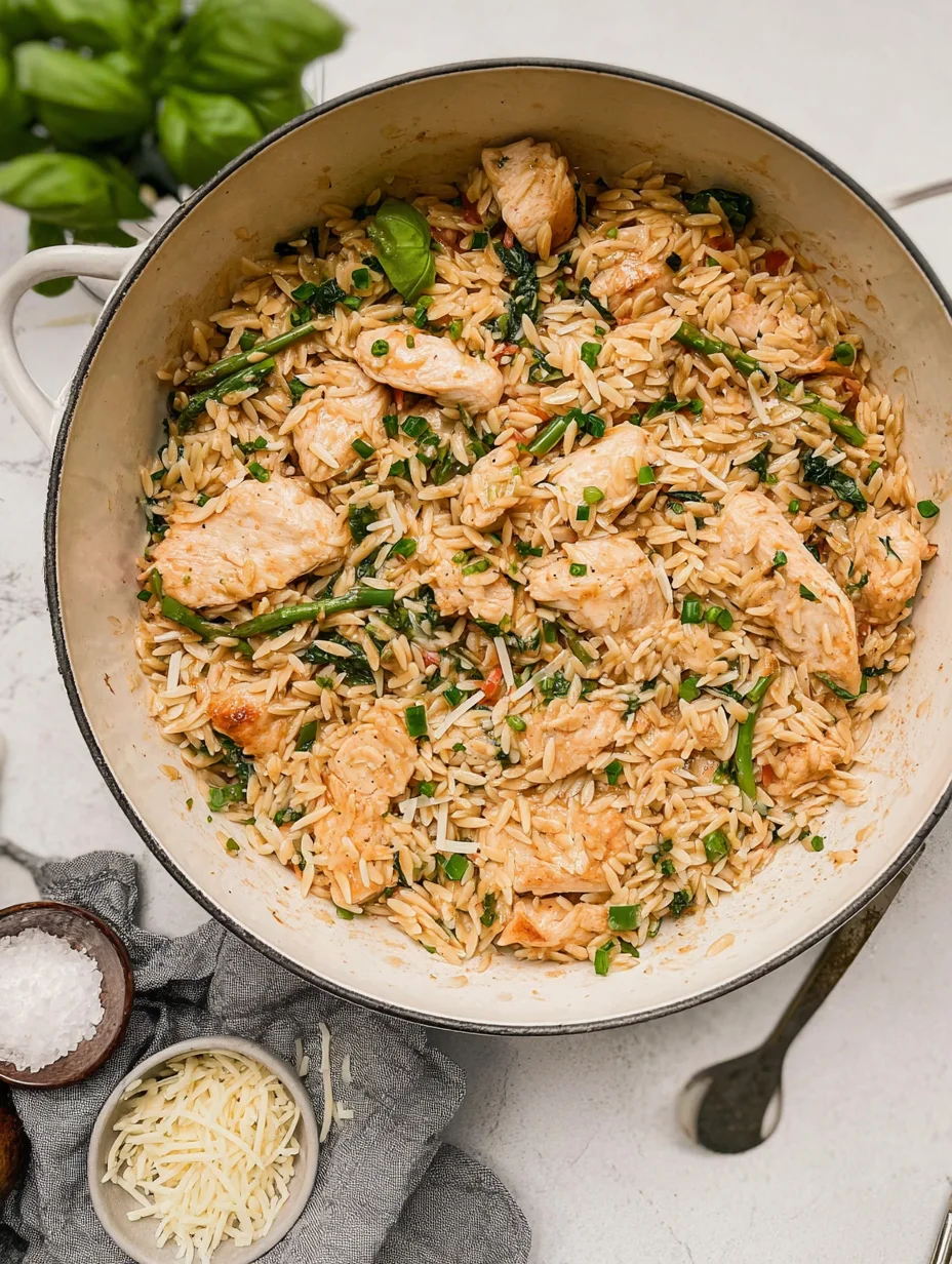 One Pot Chicken Orzo