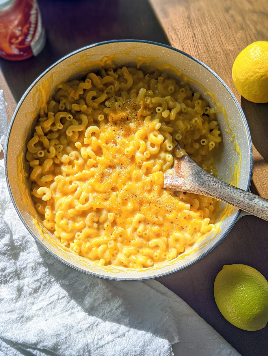 One Pot Creamy Mac and Cheese