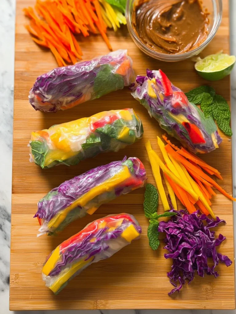 Rainbow Spring Rolls