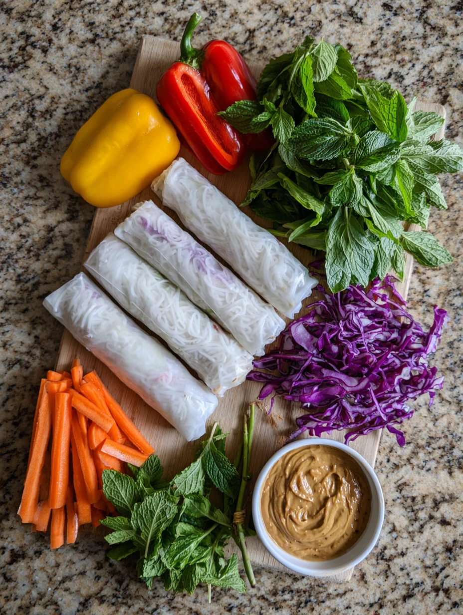 Rainbow Spring Rolls