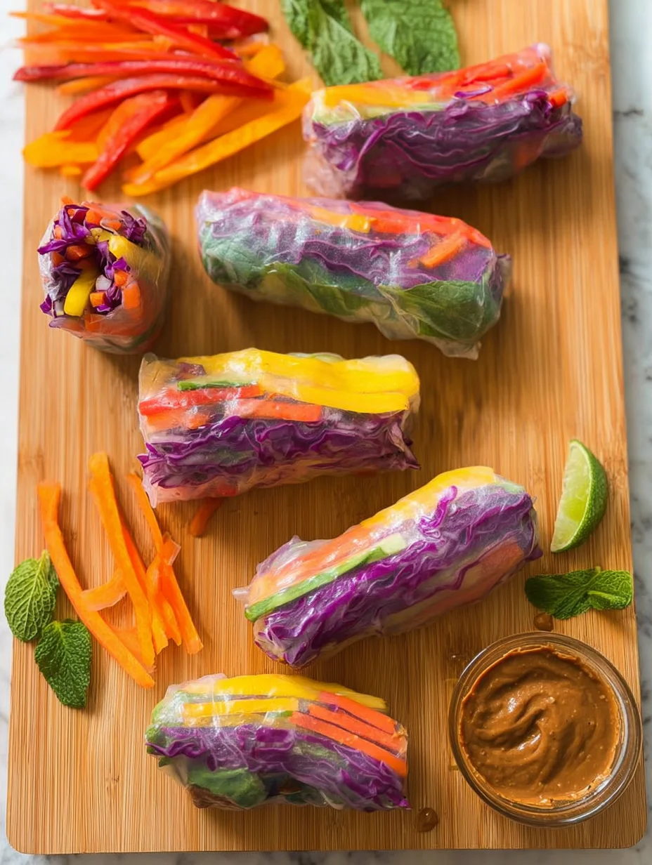 Rainbow Spring Rolls