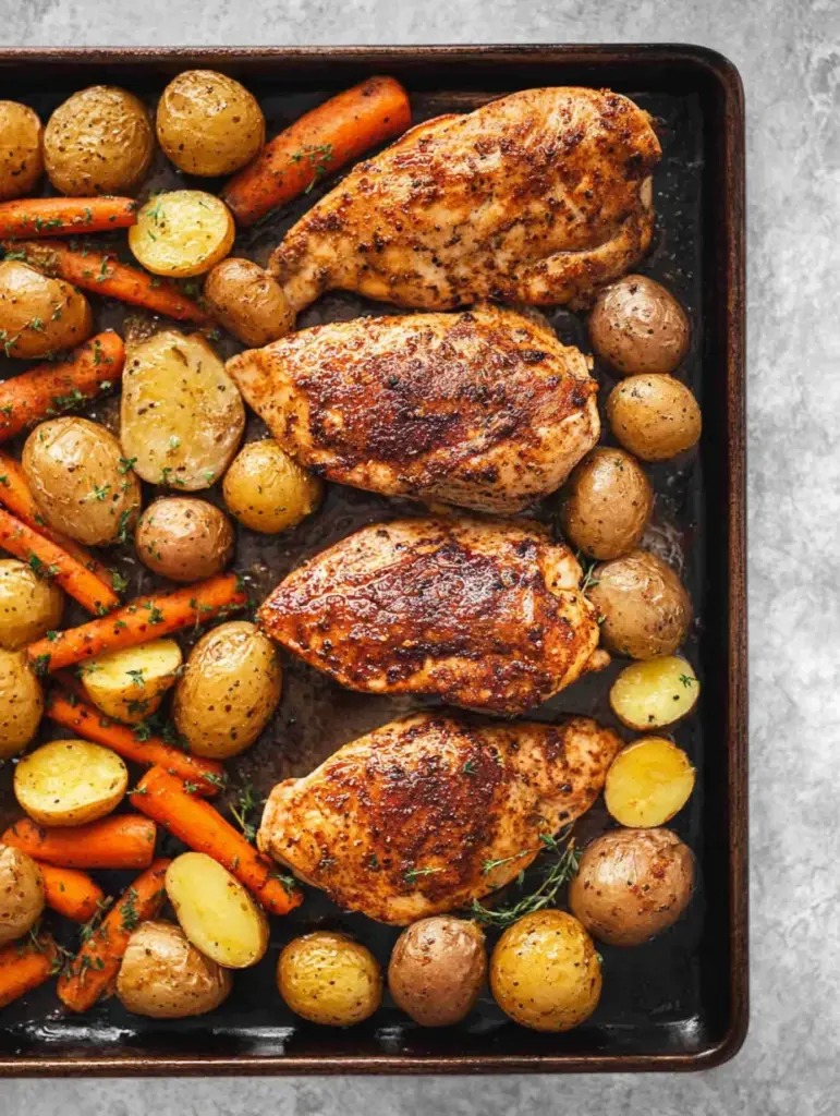 Sheet Pan Chicken and Potatoes