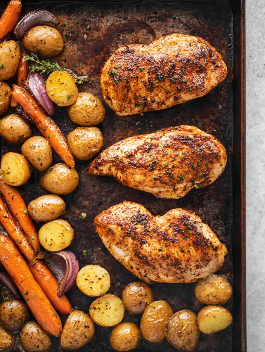 Sheet Pan Chicken and Potatoes