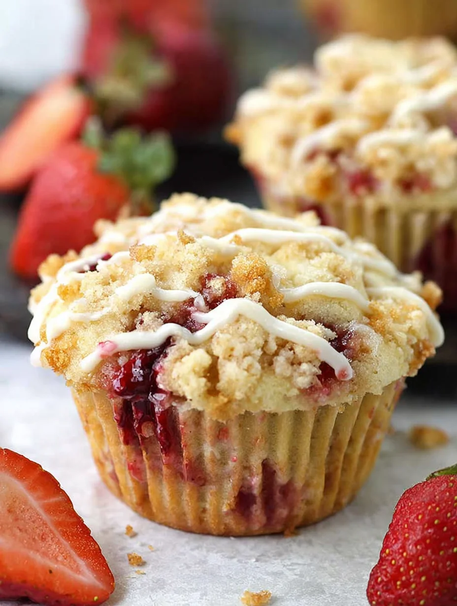 Strawberry Cream Cheese Muffins