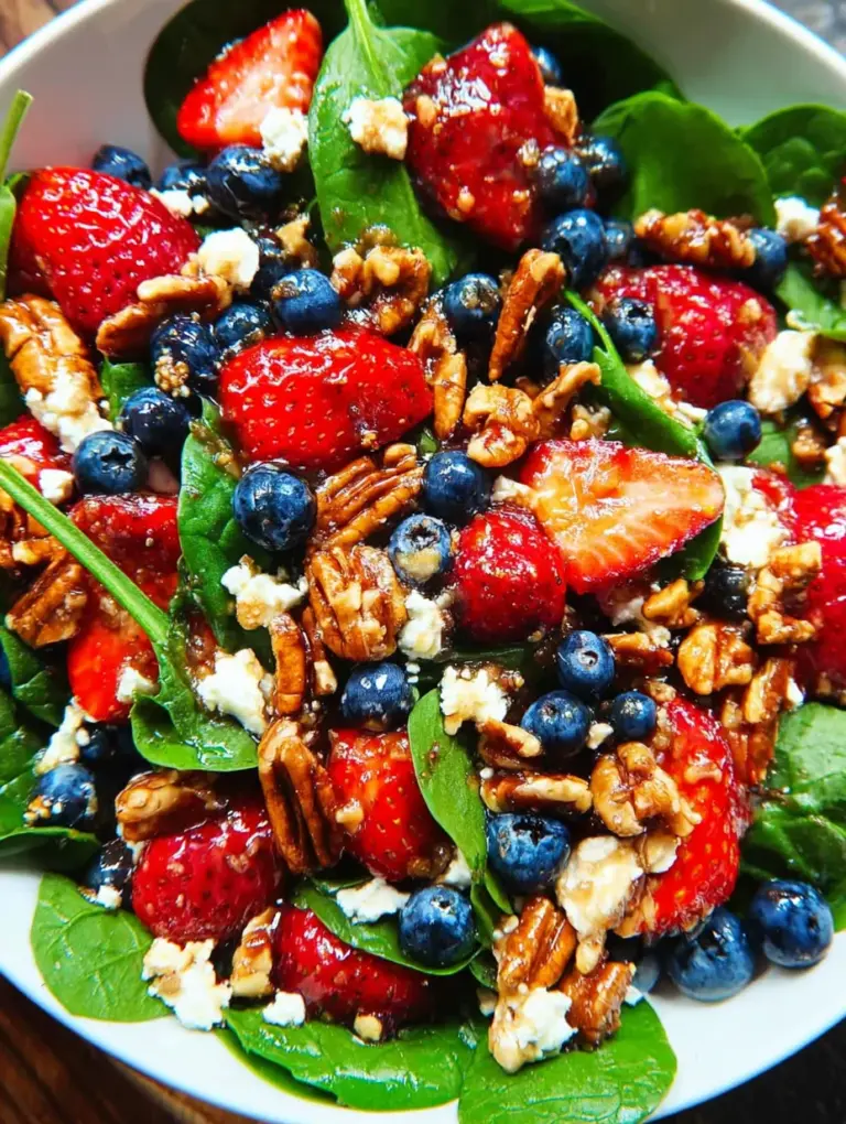 Strawberry Spinach Salad