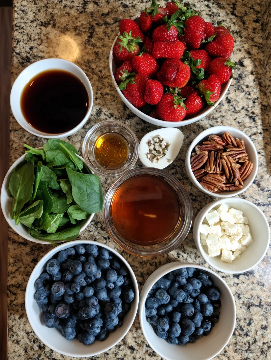 Strawberry Spinach Salad