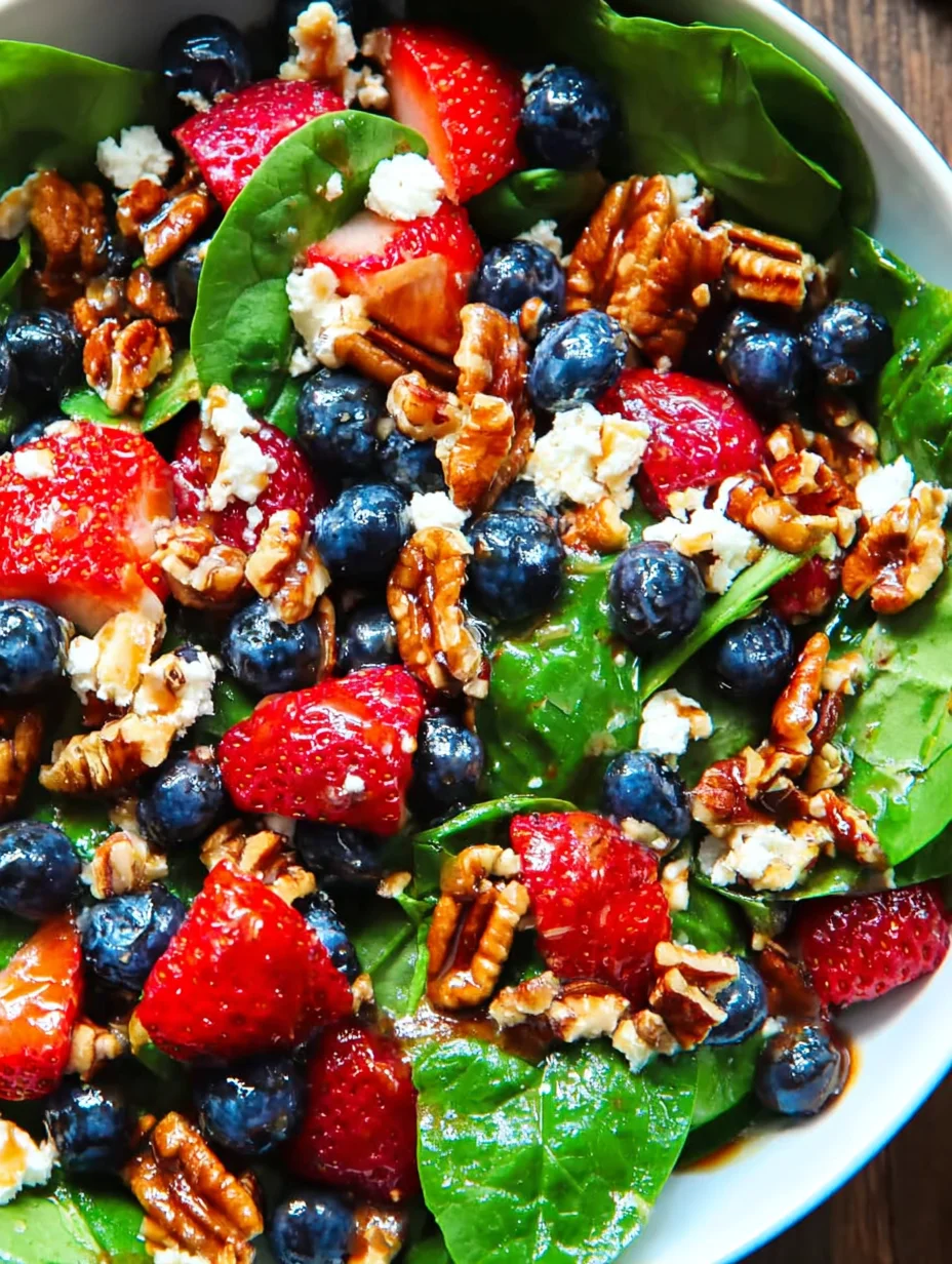 Strawberry Spinach Salad
