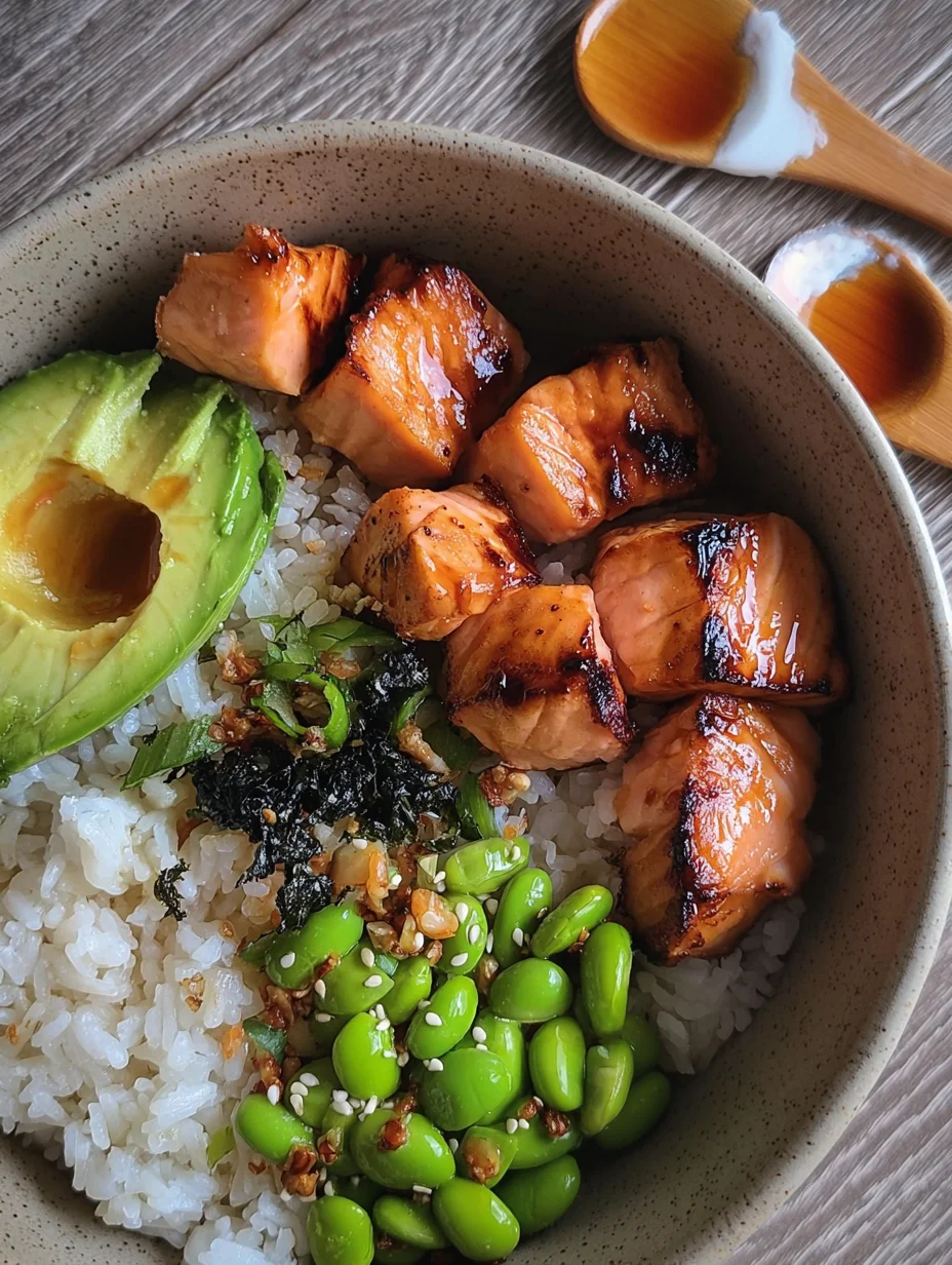 Teriyaki Salmon Sushi Bowl