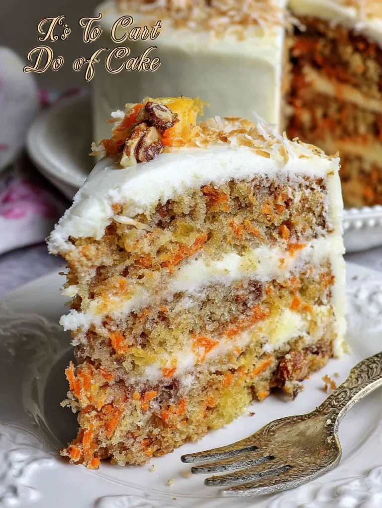 To Die For Carrot Cake