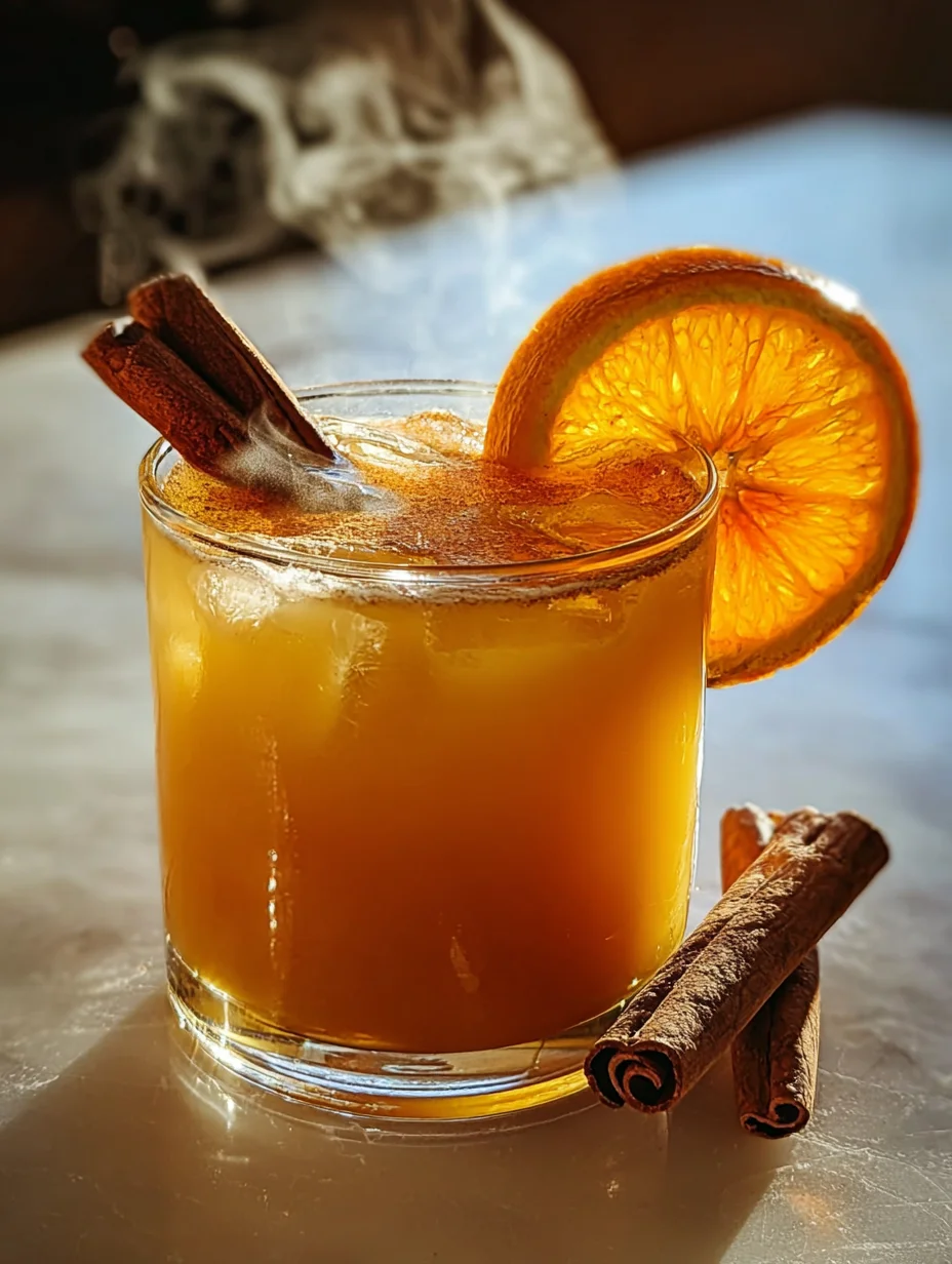 Warm Cinnamon Orange Delight Mocktail