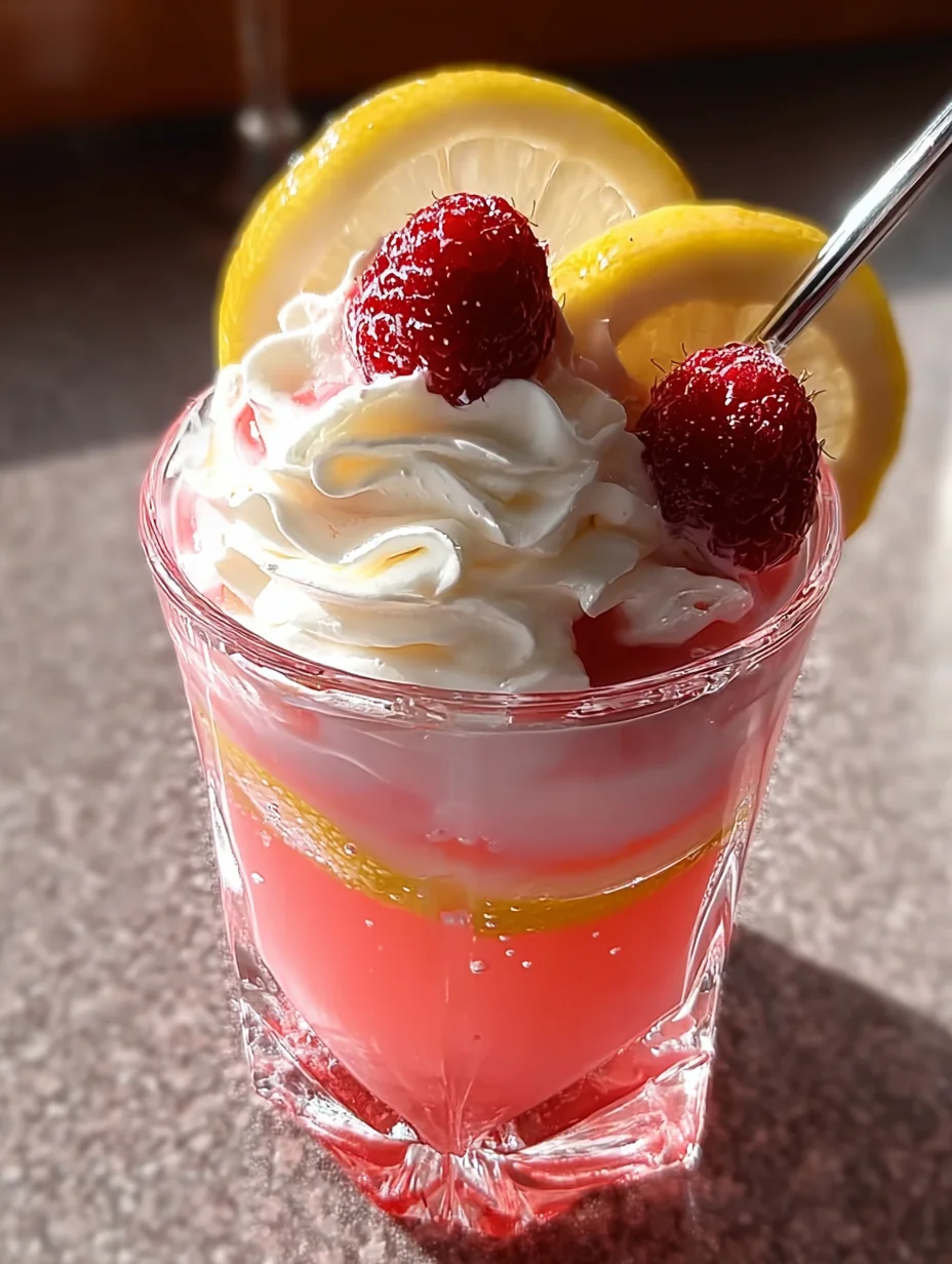 Whipped Pink Lemonade Drink