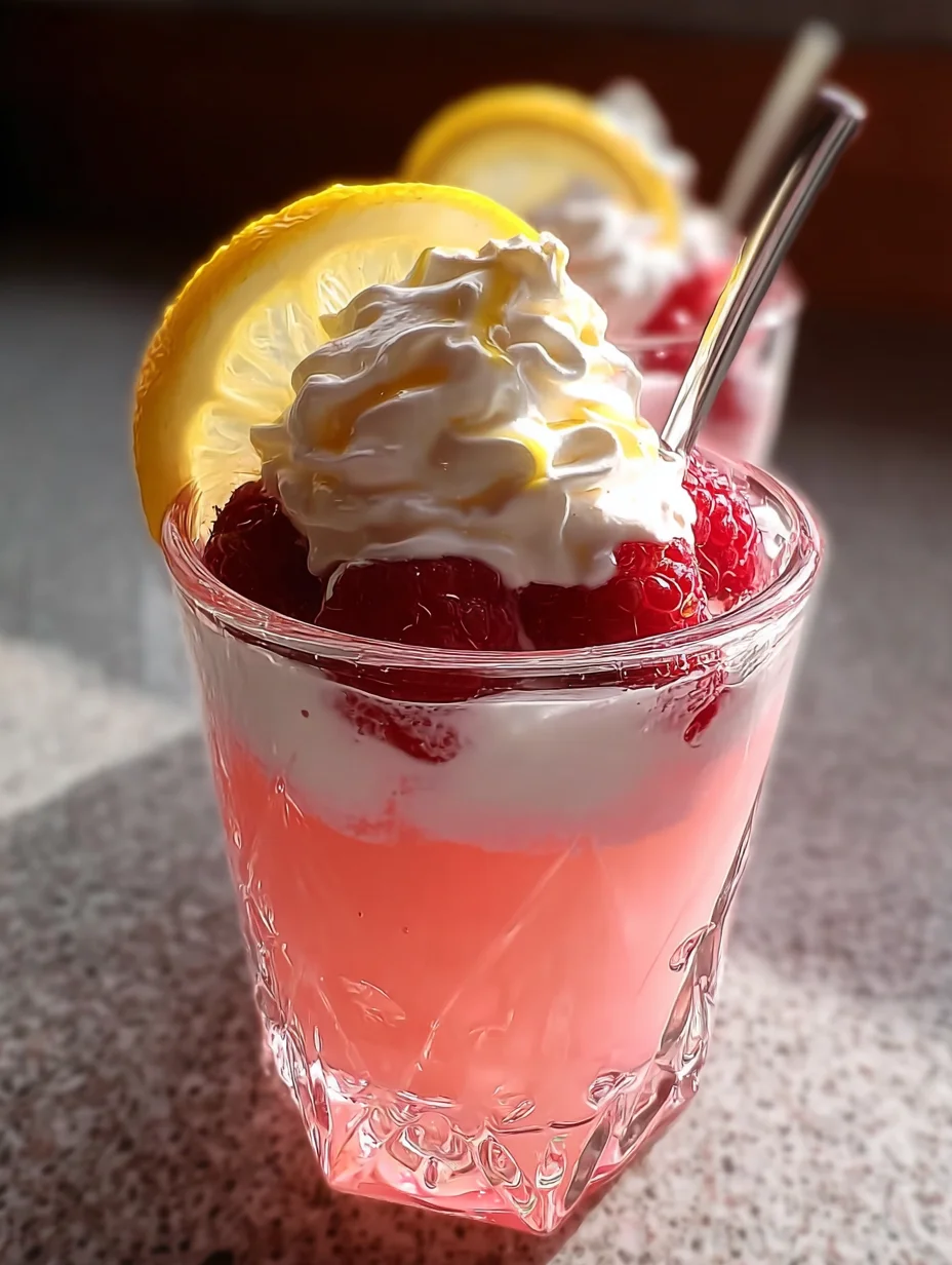 Whipped Pink Lemonade Drink