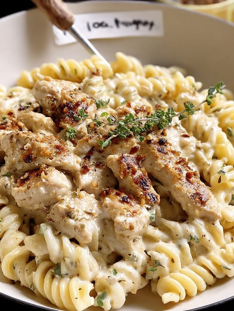 White Cheddar Chicken Pasta