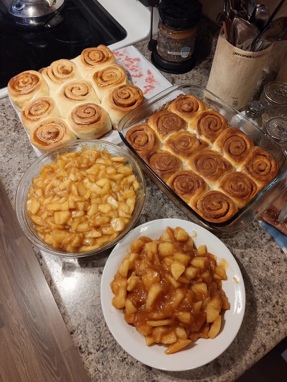 2 Ingredient Apple Cinnamon Roll Bake