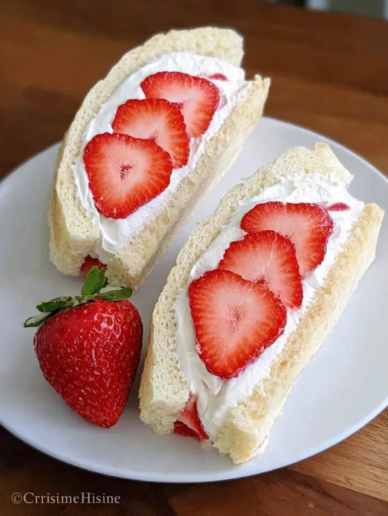 4-ingredient Strawberry Sando
