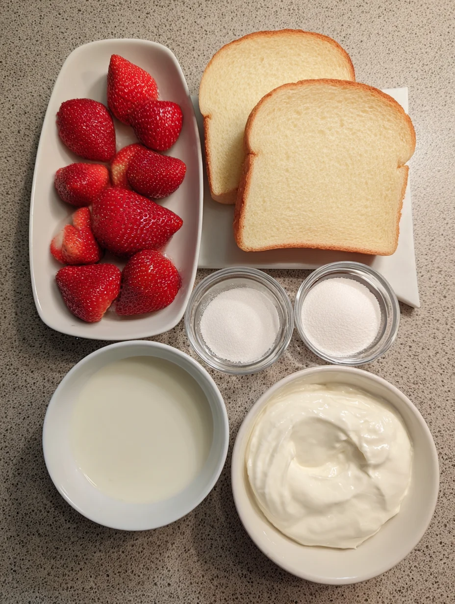 4-ingredient Strawberry Sando