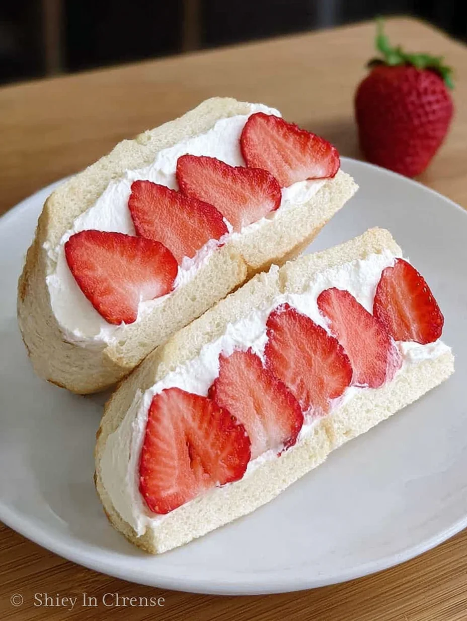 4-ingredient Strawberry Sando